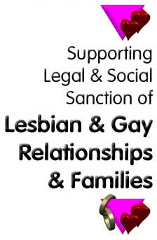 Gay-Civil-Unions.com is a website supporting legal and social sanction for Gay and Lesbian relationships and families, including civil unions, domestic partnerships, commitment ceremonies, holy unions, marriage, and adoption.  State-by-state and international information is available, along with news coverage and related links.